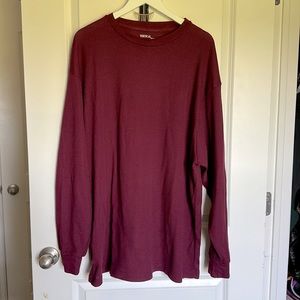 Men’s waffle knit long sleeve shirt. Never worn!
